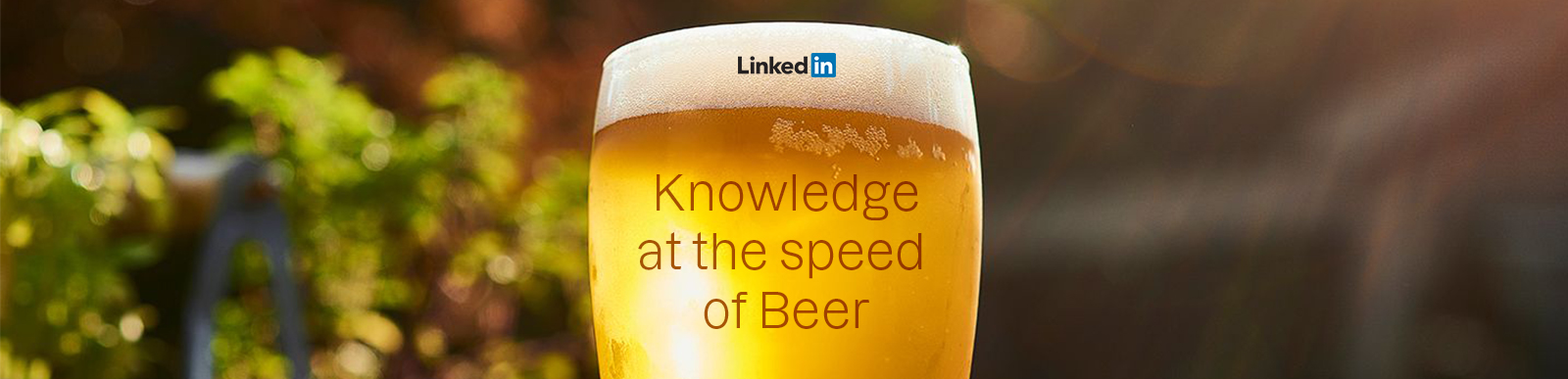 Knowledge at the Speed of Beer